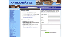 Desktop Screenshot of antikvariat-xl.cz